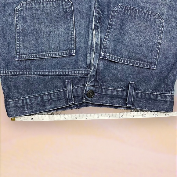 Vintage Levi's Denim Skirt W29 UK10 A - Line Orange Tab Sailormates 90s 1998 - Picture 7 of 7